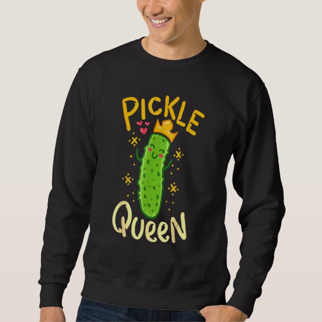 Sudadera La reina de las pollitas Vegan Cucumber (Anverso)