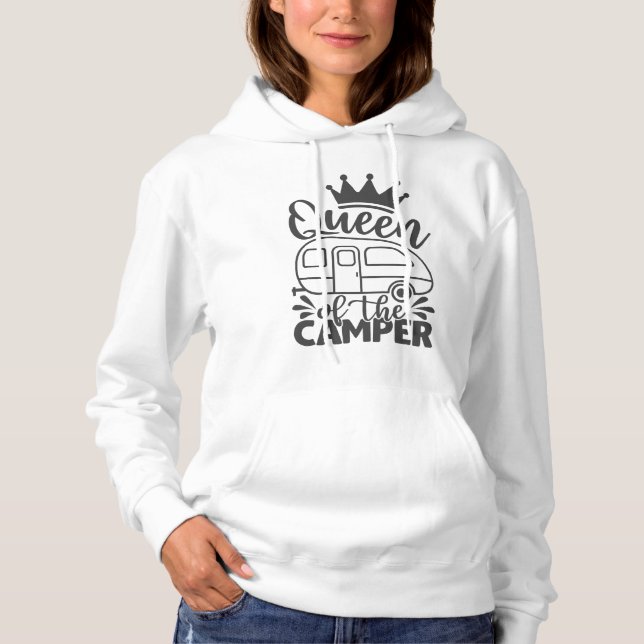 Sudadera La Reina Del Camper Cita Diciendo (Anverso)