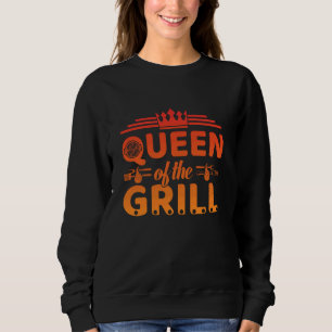 Sudadera La Reina Del Gracioso Diseño De La Parrilla