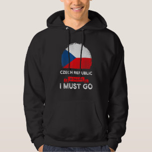 Sudadera La República Checa llama a que debo ir con la band