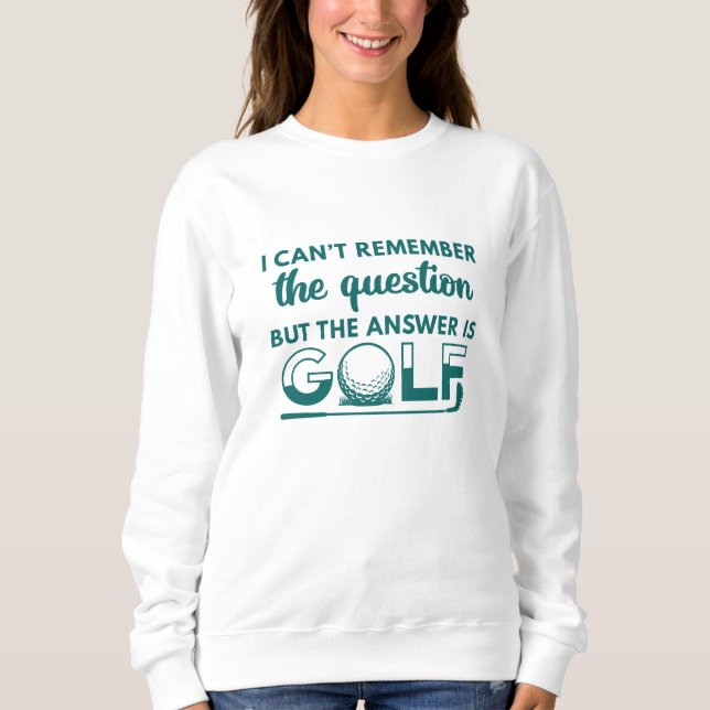 Sudadera La Respuesta Es Golf (Anverso)