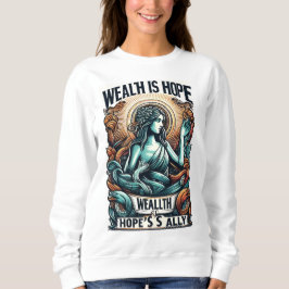 Sudadera La riqueza es el aliado de la esperanza