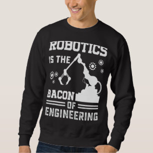 Sudadera La Robótica Es El Cubo De Ingeniería Robot Mechan