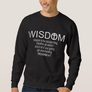 Sudadera La Sabiduría Cristiana Proverbe Fruto Del Espíritu