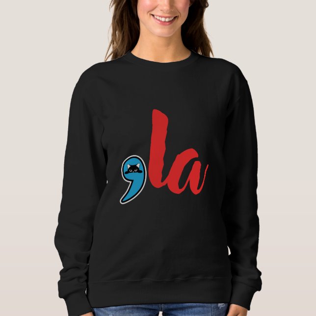 Sudadera La Señora Gata 2024 Coma (Anverso)