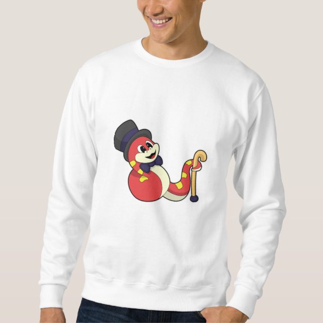 Sudadera La serpiente crece con el Gorra (Anverso)