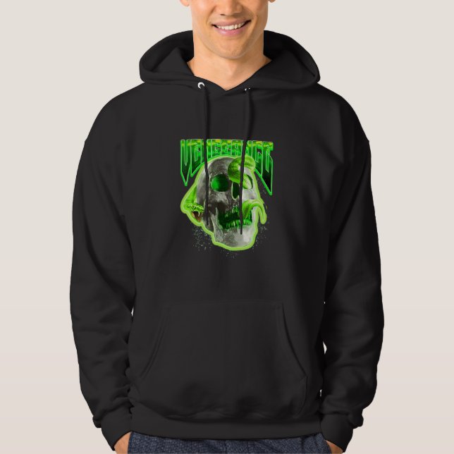 Sudadera La serpiente del cráneo de la venganza - Triste Ed (Anverso)