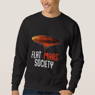 Sudadera La Sociedad de Marte Plana Divertido Diseño De Cit