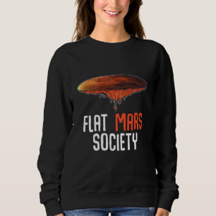 Sudadera La Sociedad de Marte Plana Divertido Diseño De Cit