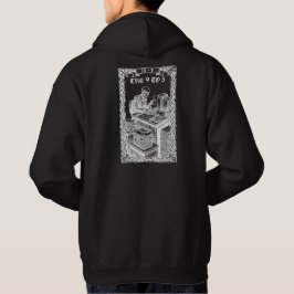 Sudadera La tarjeta de Tarot de 9 a 5 Esqueleto Divertido C