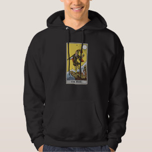 Sudadera La tarjeta tonta Tarot Pagan Witch Occult Fortune