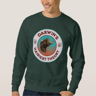 Sudadera La teoría más peluda de Darwin Mamut lanudo lindo