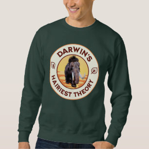 Sudadera La teoría más peluda de Darwin Mamut lanudo lindo