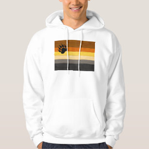 Sudadera La textura del suelo de madera de la bandera del O