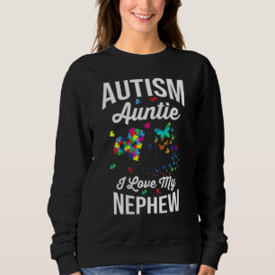 Sudadera La tía del autismo me encanta el rompecabezas de m