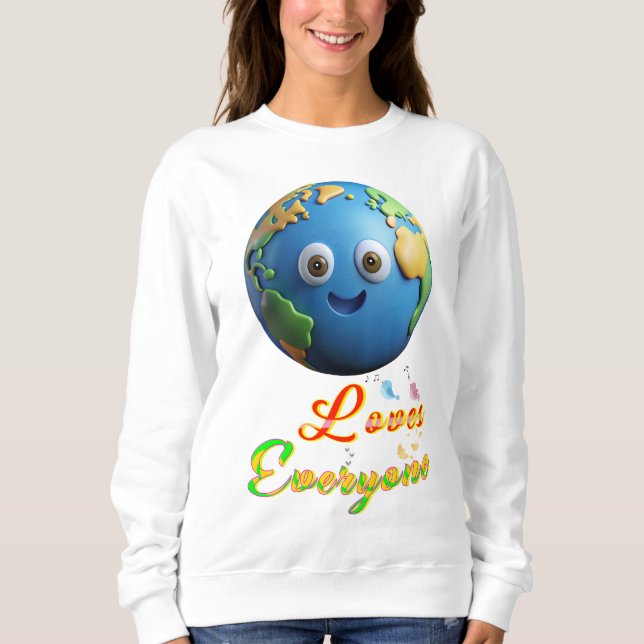 Sudadera La Tierra Ama a Todos (Anverso)