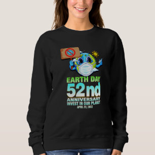 Sudadera La Tierra Con Máscara Invierte En Nuestro Planeta