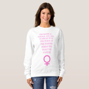 Sudadera La Tierra es hembra