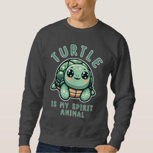 Sudadera La Tortuga Es Mi Animal Espiritual Regalo Para Ama
