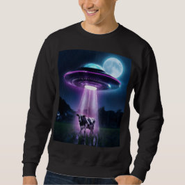 Sudadera La vaca conoce a los extranjeros.