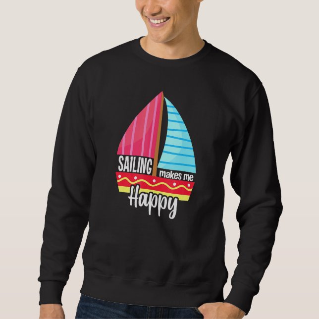Sudadera La vela me hace feliz (Anverso)