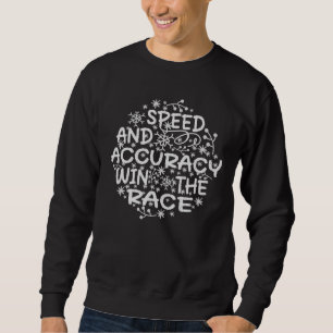 SUDADERA LA VELOCIDAD Y LA PRECISIÓN GANAN LA CARRERA.