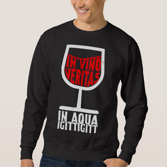 Sudadera La Verdad En El Vino (Anverso)