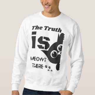 Sudadera La Verdad Está Gatos Allá – Gato Alien Tinfoil Div