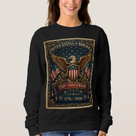 Sudadera La versión 1 del 250 aniversario de América