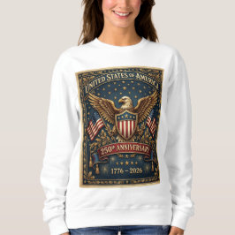 Sudadera La versión 1 del 250 aniversario de América