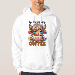 Sudadera La vida comienza después del café