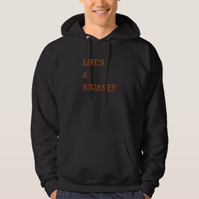 Sudadera La vida como un viaje (Anverso)