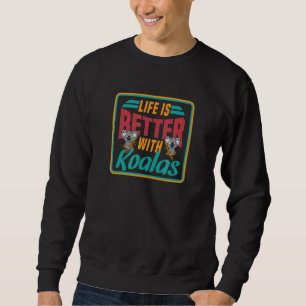 Sudadera La Vida Con Koalas Koala Lleva Vida Salvaje A La N