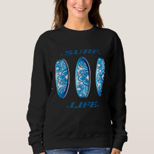 Sudadera La vida de los aficionados al surf Premium