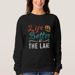 Sudadera La Vida De Wakeboard Es Mejor En El Lake Wakeboard