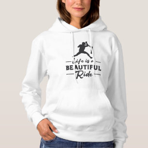 Sudadera La Vida Del Conductor De Scooter Es Un Hermoso Ret