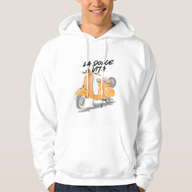 SUDADERA LA VIDA DULCE MOTOCICLETA (Anverso)