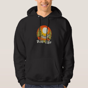 Sudadera La vida en una furgoneta retro vintage es la verda