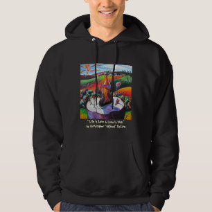 Sudadera La vida es amor y el amor es vino