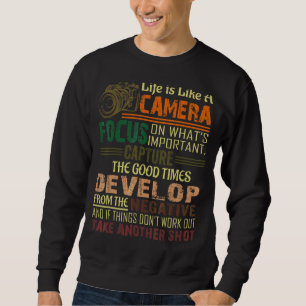 Sudadera La Vida Es Como El Camarógrafo De Cámara