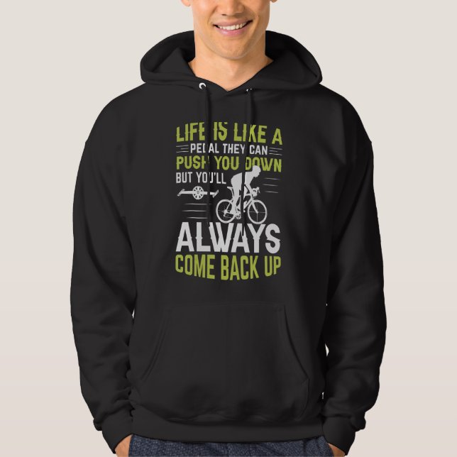 Sudadera La Vida Es Como Un Pedal (Anverso)