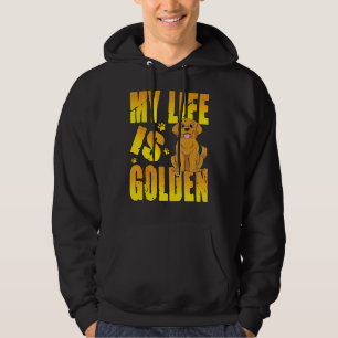 Sudadera La Vida Es Dorada Para El Dueño De Un Labrador Rec