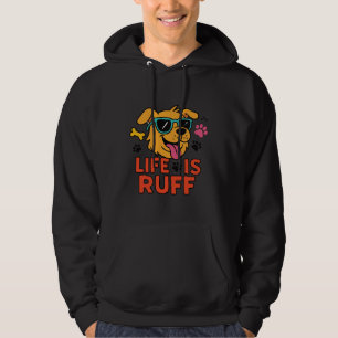 Sudadera La vida es dura - Dibujos animados divertidos de p