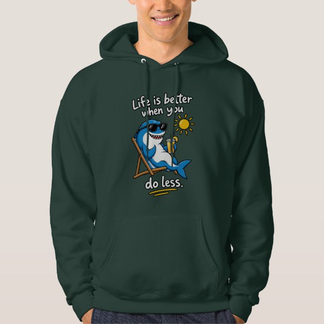 Sudadera La vida es mejor (Anverso)