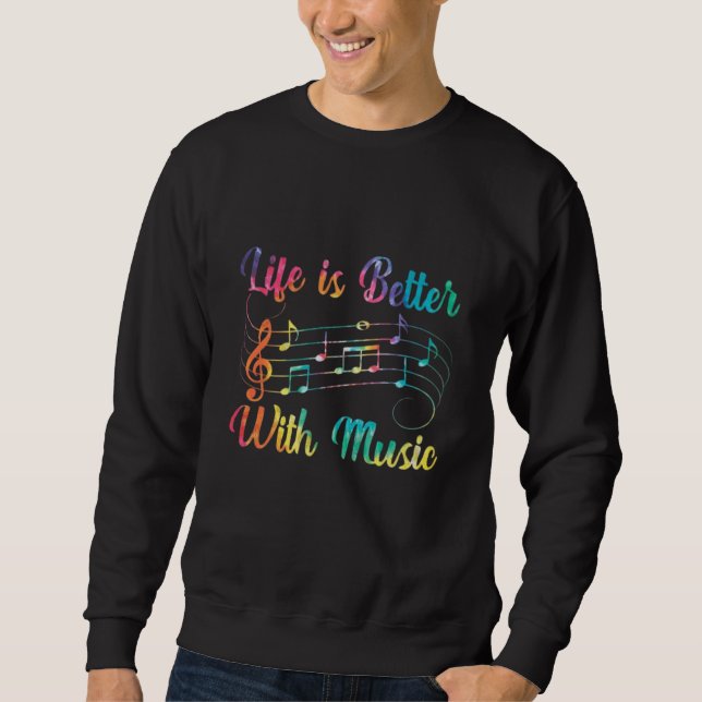 Sudadera La vida es mejor (Anverso)
