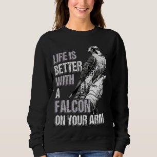 Sudadera La Vida Es Mejor Con El Falco De Halcón Vintage Fa