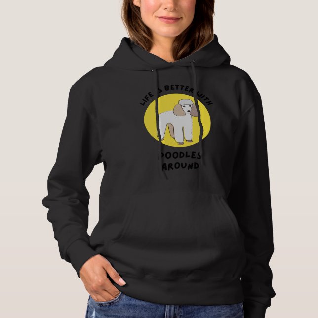 Sudadera La vida es mejor con los canalés (Anverso)