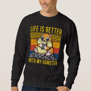 Sudadera La vida es mejor con mis trajes de Wheek Squad de 