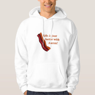 Sudadera La vida es mejor con tocino