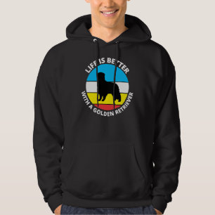 Sudadera La Vida Es Mejor Con Un Golden Retriever Classic 5
